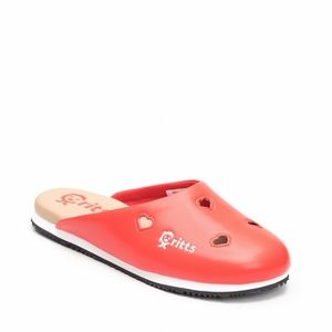 Flip Critts the orange 🧡 hearts shoes